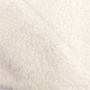 Hot Sale Polyester Weiß Mohair Strickmantel Stoffe